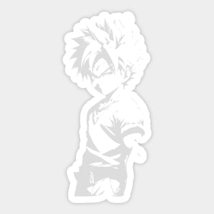 Fan Art Of Goku 08 Sticker